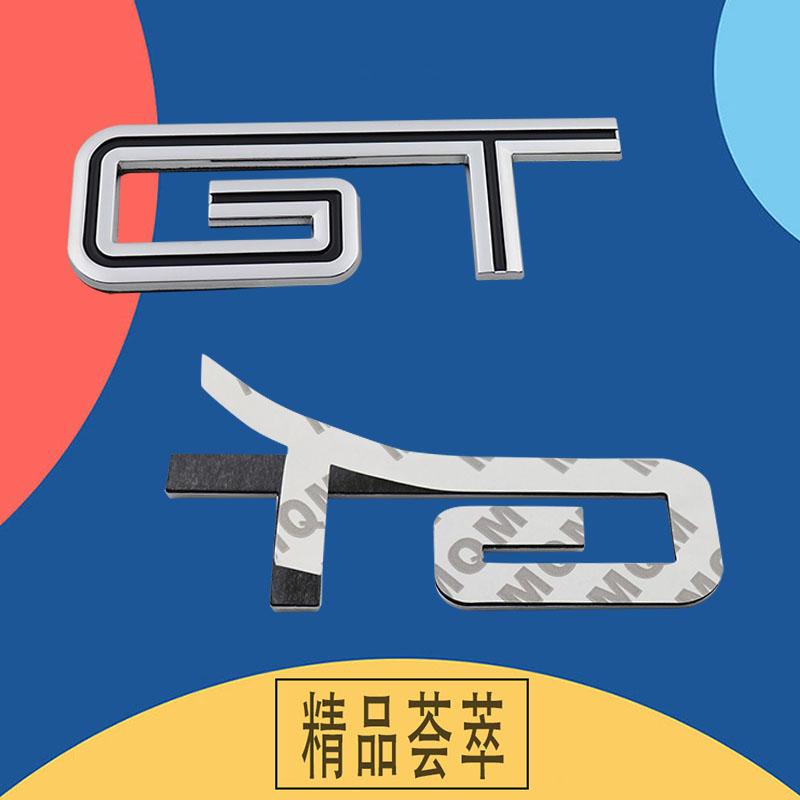3D Auto Styling GT Logo für Auto Kotflügel Seite Kofferraum Namensschild Aufkleber Emblem Abzeichen Aufkleber