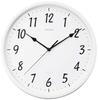 RHYTHM Wall Clock Standard Style 142 Continuous Second Hand Small Simple RHYTHM PLUS 8MY522NC03 White Radio-controlled 28x5cm
