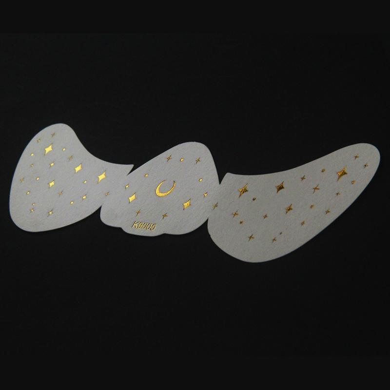 Vergoldete Sommersprossen Make-up Aufkleber Speziell geformt 2 Stück Tattoo Aufkleber Gesicht Aufkleber