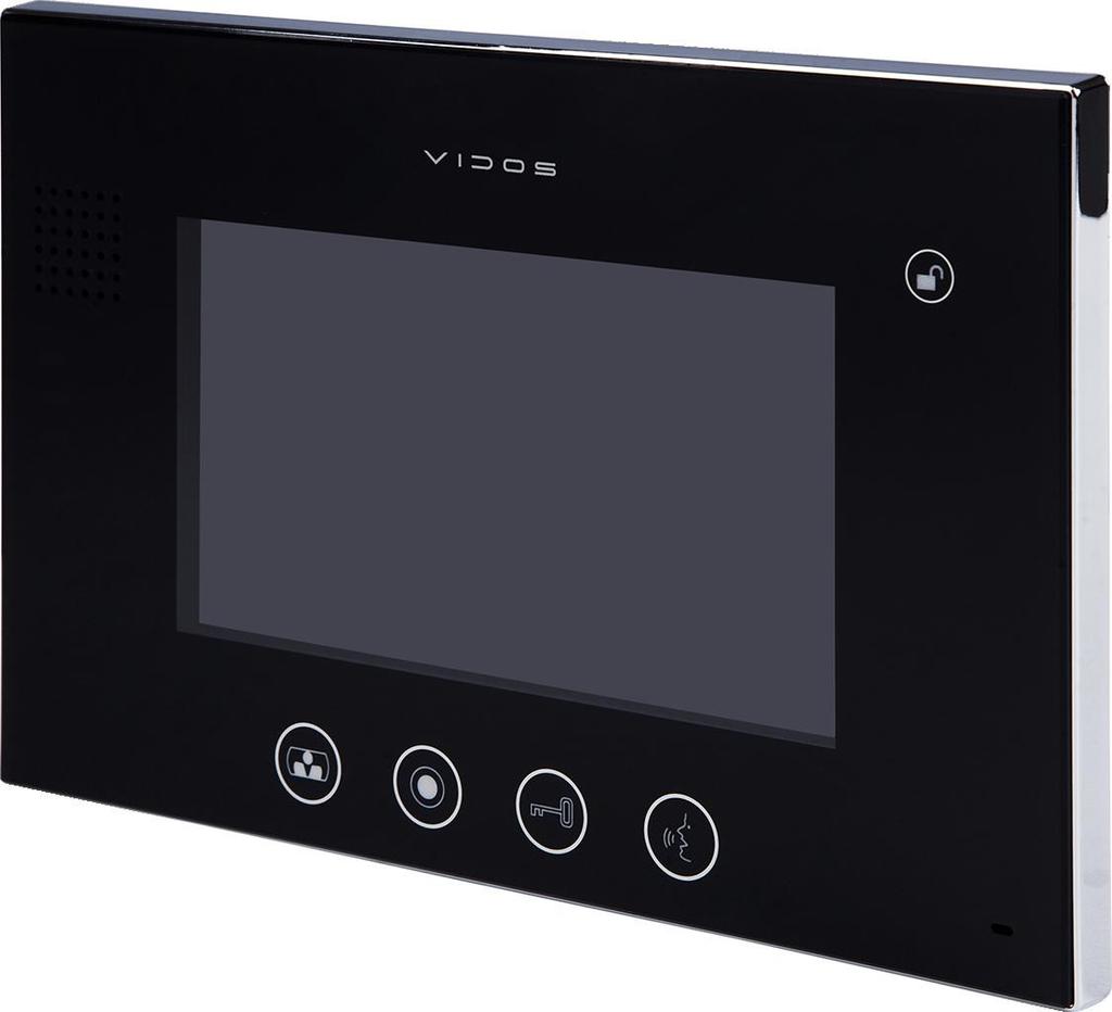 Vidos M670B Monitor de Videoportero Manos Libres de 7", LCD TFT a Color
