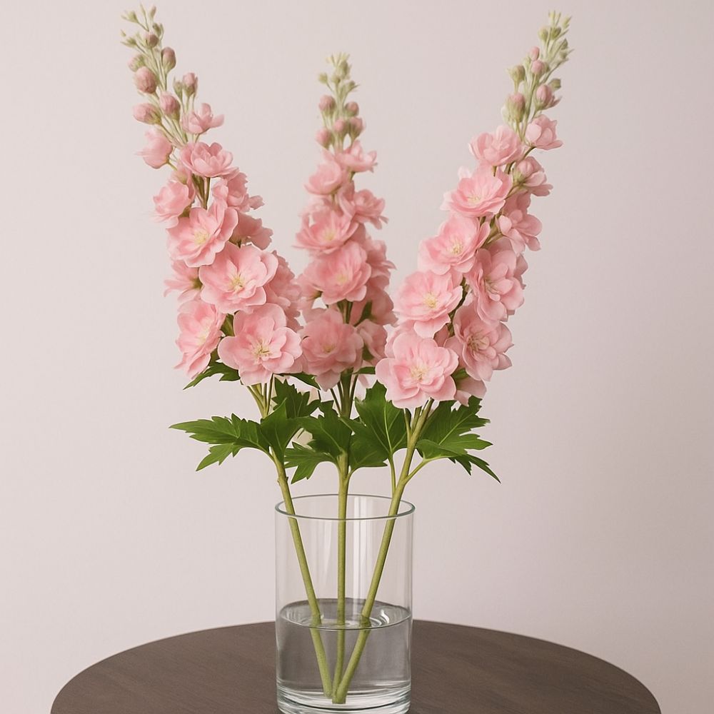 72cm Delphinium Stem Lifelike Simulation Flower Artificial Delphinium Flower Christmas Decoration