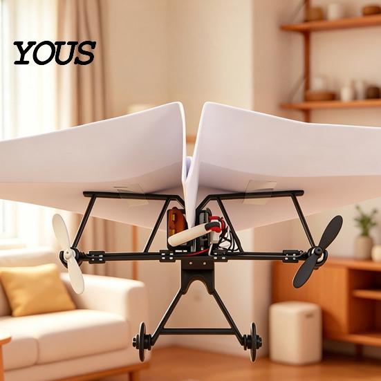 Electric RC Plane Toy Remote Control Paper Airplane Kit, with 16/32 Colorful Paper, DIY Outdoor Flying Gyro Stabilizer, Glider Aircraft
