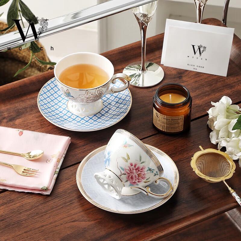 WOOCH Woodland Bloom Ceramic Cup and Saucer Gift Set