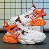 Autumn Men's Shoes New Breathable High-top Shoes Men's Trend Versatile Inner Heightening Sports Shoes Casual Trendy Shoes