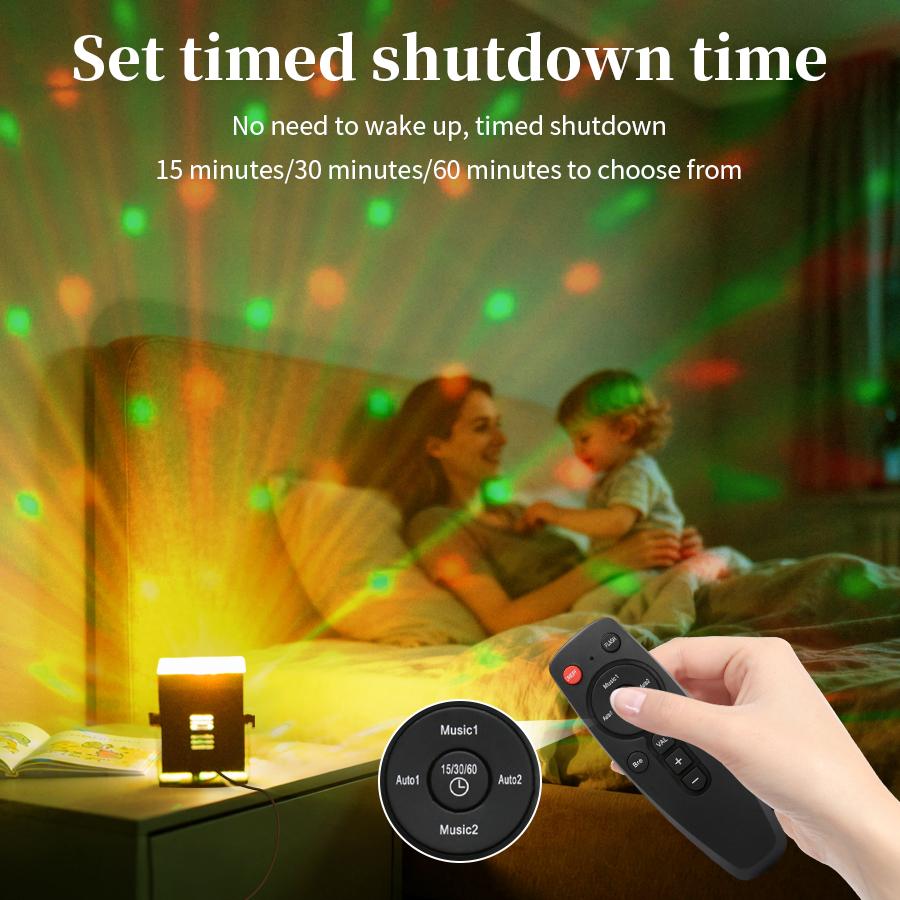 Светодиодные цветные сценические огни Пульт дистанционного управления для регулировки атмосферного света Стробоскоп Звукоактивированный диско-свет для барных вечеринок