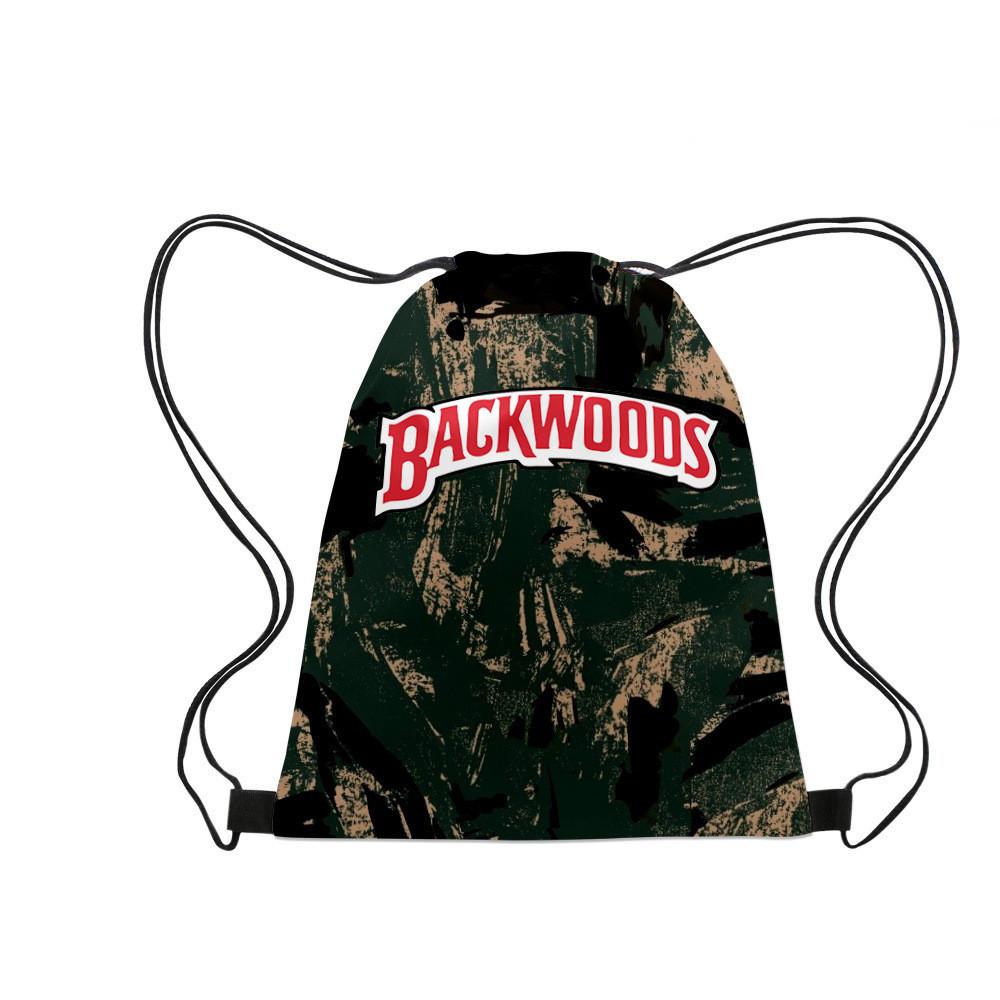 3D Backwoods Cigar 3D Drawstring Bag, Oxford Cloth Drawstring Bag