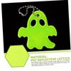 Halloween Ghost Reflective Pendant Keychain & Backpack Charm