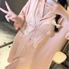Sexy Pajamas Women's Summer Shirt Pajamas Summer Women's New Lace Short Sleeves Large Size Outer Wear Advanced Sense
