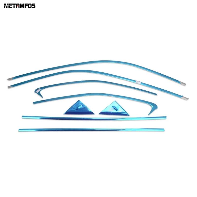 For Toyota Highlander Kluger XU70 -2024 2025 2026 Upper Window Frame Window Sill Strip Molding Trim Accessories Car Styling