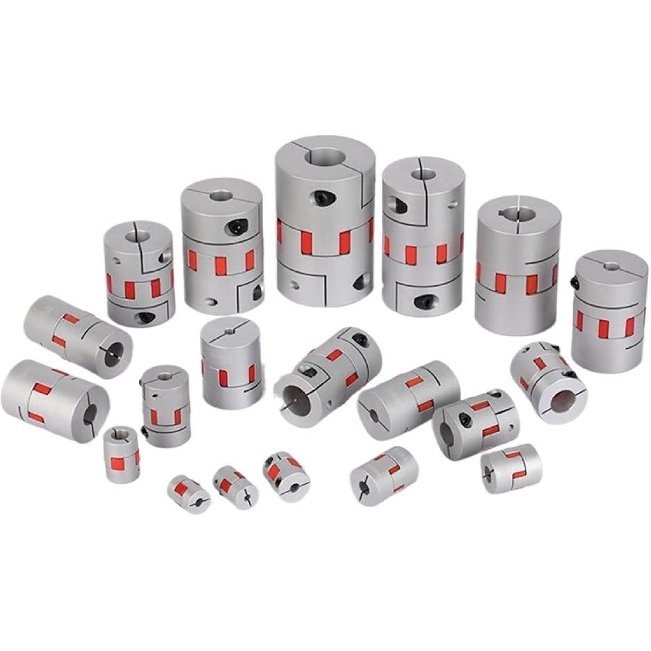 D25L30 6.35/8/9.5/10/12mm Stepper Motor Shaft Coupler Flexible Jaw Spider Plum Coupling Shaft Coupler(6.35x12)