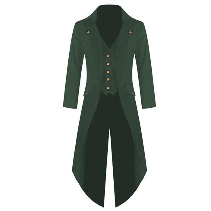 Středověký Nadměrná velikost Halloweenský Cosplay Kostým Pánský Dětský Steampunková Gotická Bunda Viktoriánský Frak Vintage Smokingový Kabát