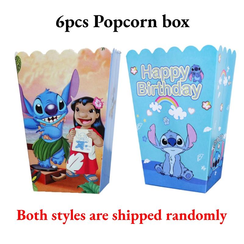 Stitch Theme Party Supplies Set Blue Lilo And Stitch Birthday Decorations