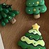 Holiday Fridge Decorations 7Pcs/Set Mini Christmas Tree Refrigerator Magnet, Xmas Shape Magnets Decorative Magnet for Whiteboard Locker Door