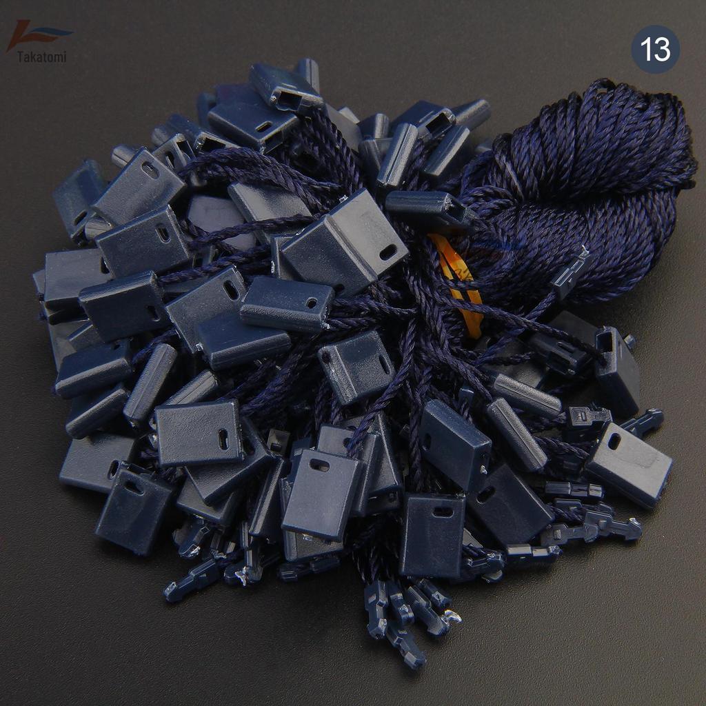 Tabletas Cuadradas Colgantes para Etiquetas de Ropa - Verde, Morado, Azul