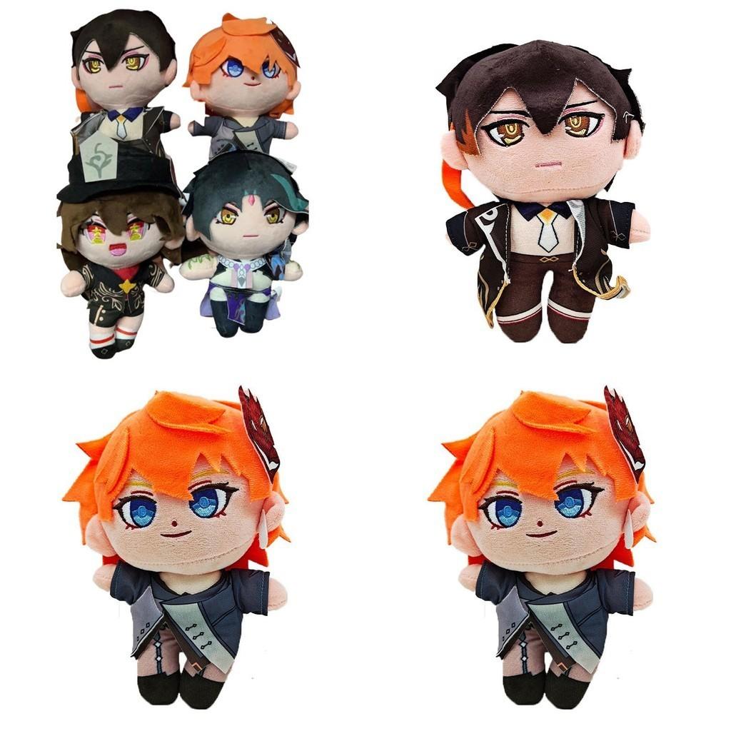 Genshin Impact Plush Toy Collection Scaramouche Gorou Zhongli Hu Tao More!