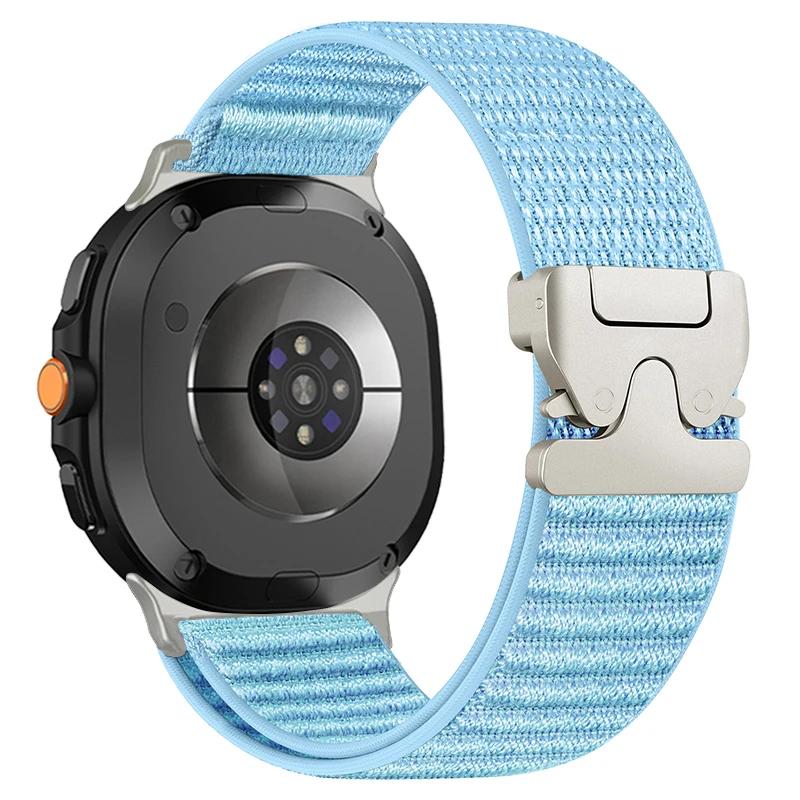 New Nylon Strap for Samsung Galaxy Watch 8 44mm 40mm Classic Replacment Bracelet Sport Watchband Correa for Watch 8 Classic Band