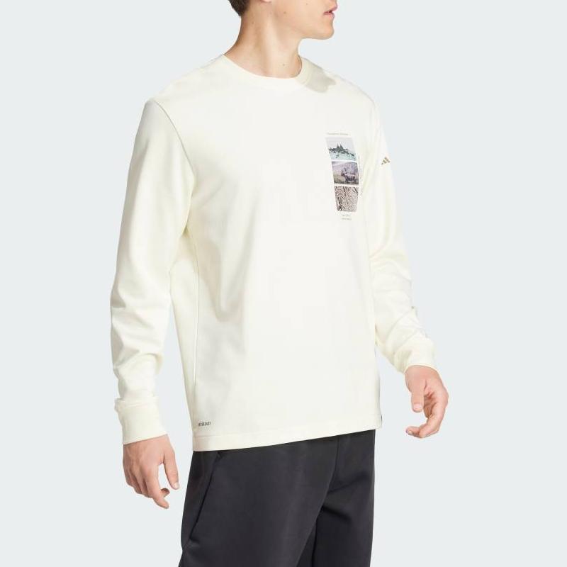 adidas Terrex National Geographic Kolaborace Tričko Unisex Bílá JI5922