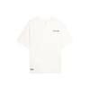 Li Ning T Shirts Unisex Ivory Crew Neck Moderate Straight Fit AHSS805-3