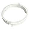 Round Exhaust Hose Adapter for Air Conditioner Use, White Plastic Replacement Fitting with 5.9 Inch Opening for Standard 6 Inch Hose