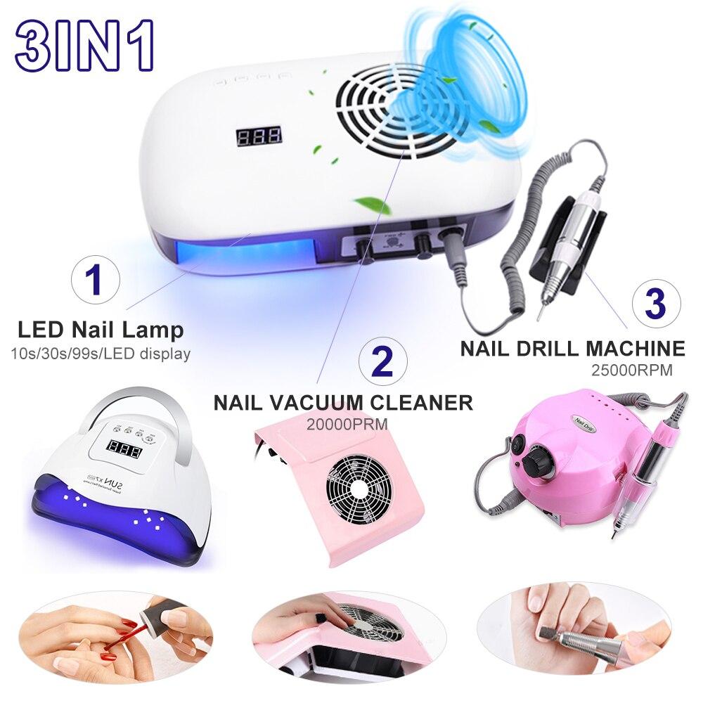 Zestaw do paznokci MOSKANY z w pełni funkcjonalną maszyną do manicure o mocy 140 W z żelem Poly Nail 10 kolorowy lakier do paznokci pełny zestaw narzędzi do paznokci