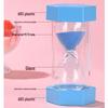 Hexagonal High-End Drop-Proof 5-Minute Glass Timer Ornament