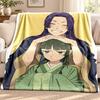 The Apothecary Diaries blanket Flannel Blanket Soft Cozy Plush Throw for Sofa Bed Lightweight Home Decoration Outdoor camping