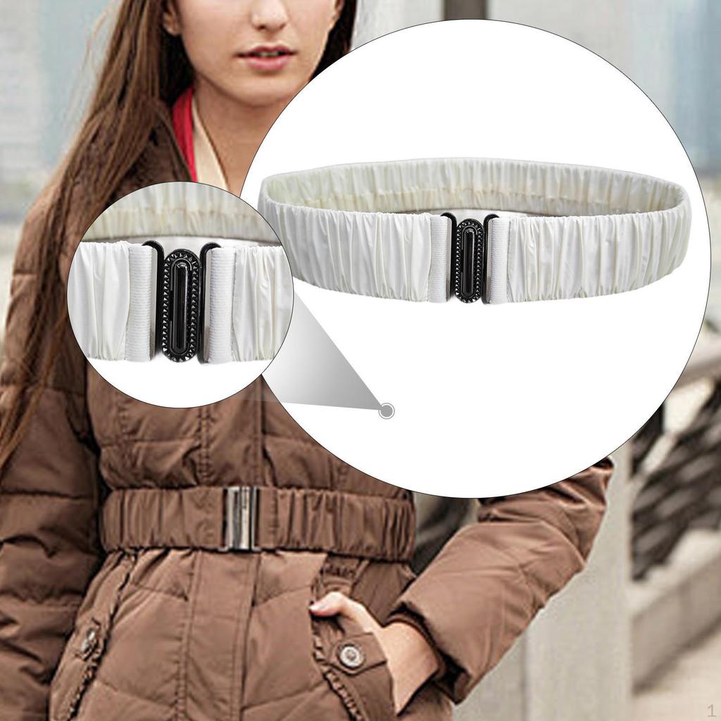 Elastic Waist Belt Casual Trimmer Stretch Waistband for Winter Outwear Sweater