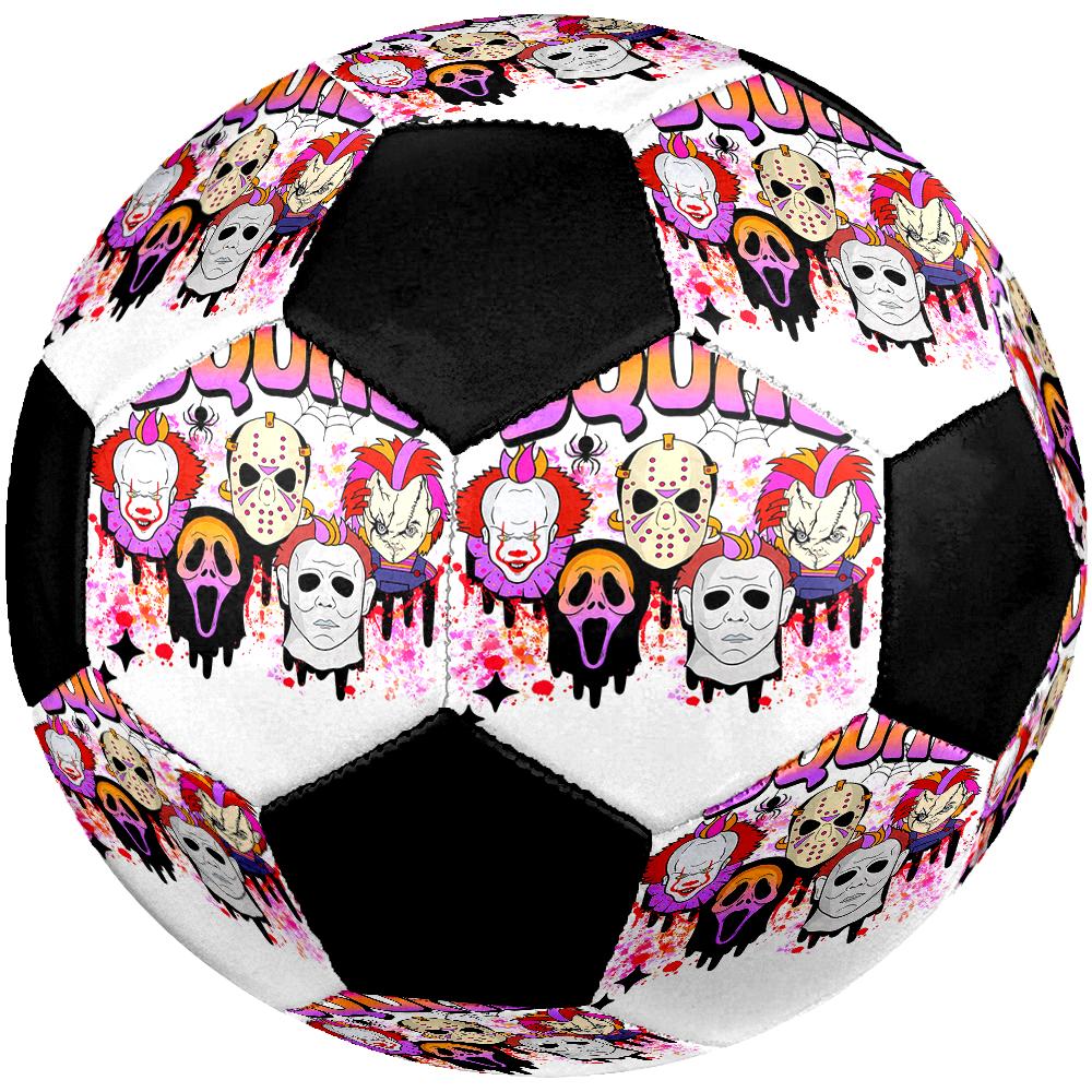 Halloween Horror Theme Size 5 Soccer Ball, Suitable for Both Indoor and Outdoor Matches, a Gift Suitable for Everyone.