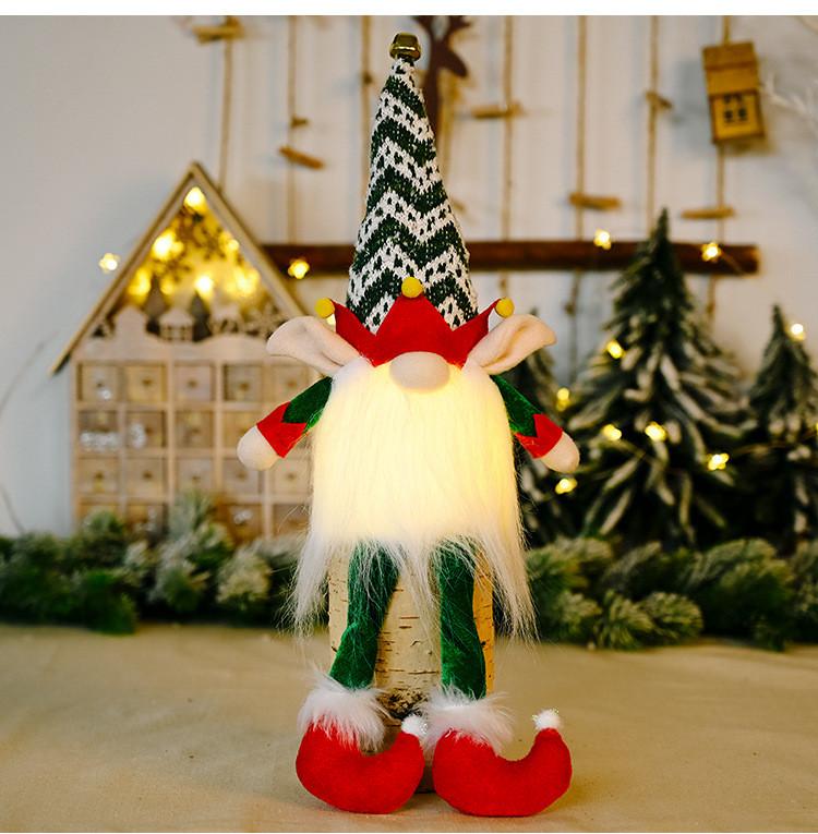 

Glowing Captivating Christmas Elf And Rudolph Plush For Cozy Atmosphere Holiday