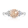 Colored Gem Fireworks High Carbon Diamond Women's Birthday Stone Ring