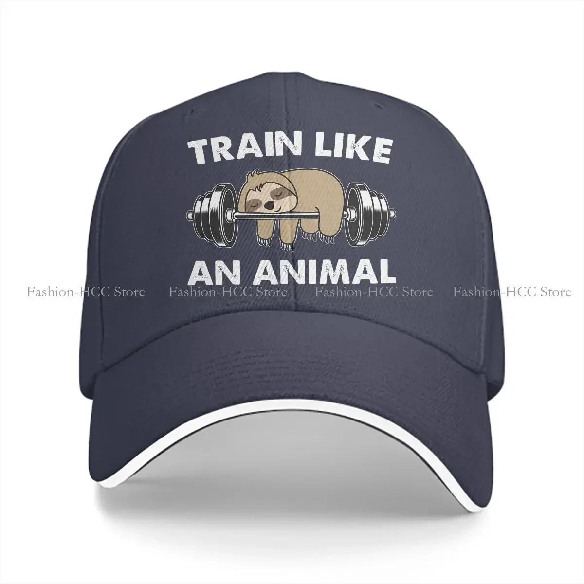 

Train Like An Animal Solid Color Baseball Caps Peaked Cap Animal Weightlifting Sun Shade Hats Unisex Women One Size