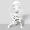 3D Tanzendes Skelett Gruselig Tanzendes Bewegliches Skelett Cartoon Tier Mini Schädel Figur Pädagogisches Spielzeug Kinder Geschenk