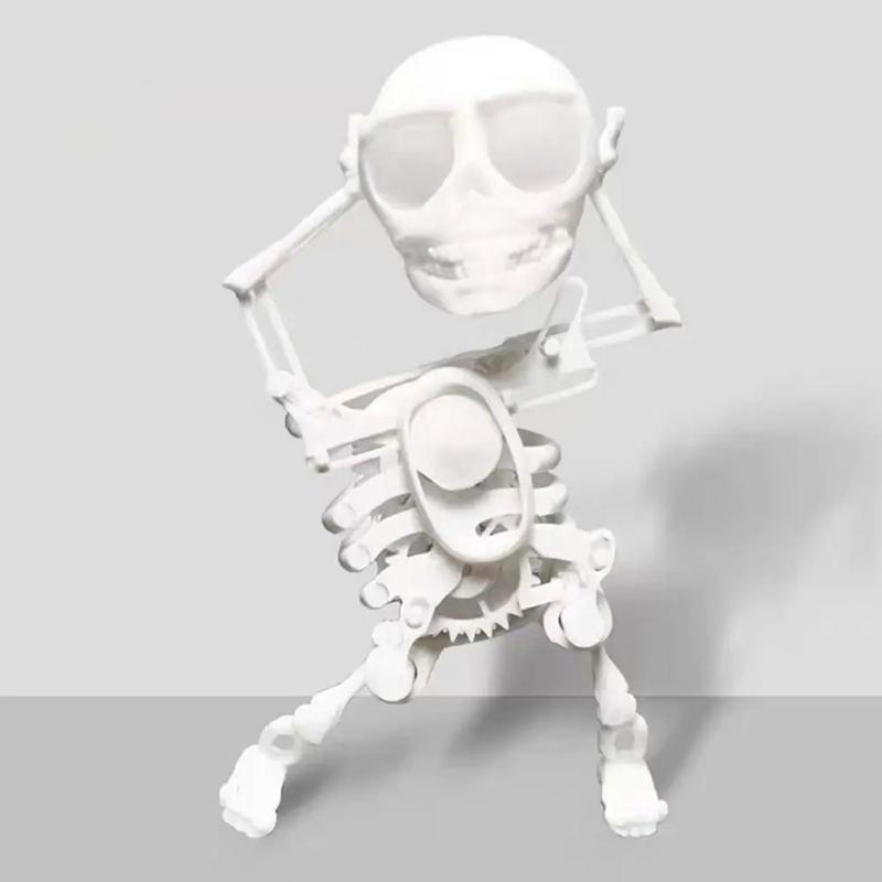 3D Tanzendes Skelett Gruselig Tanzendes Bewegliches Skelett Cartoon Tier Mini Schädel Figur Pädagogisches Spielzeug Kinder Geschenk