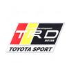 Car Aluminum Emblem Badge Supercharged Styling Decal Sticker For Toyota Hilux Aygo Yaris Ractis Corolla Camry CHR Auris Tacoma
