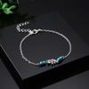 Personalized Leaf Chain Wears Turquoise Retro Fashion Creative Beach Feet