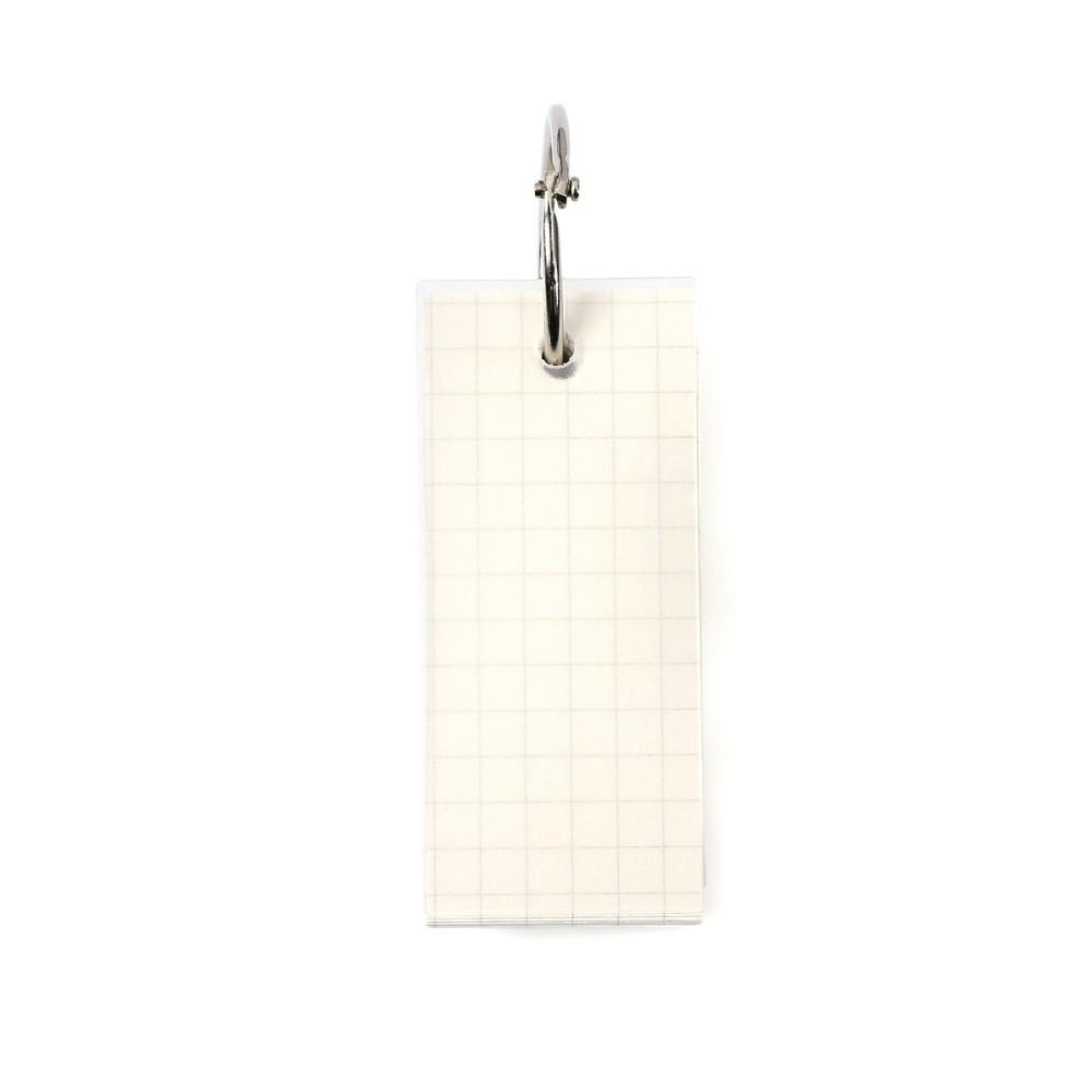 JIANWU 1PC Metal Ring memo Creative simplicity note pad  Mini memo pad notebook Portable diary kawaii stationery