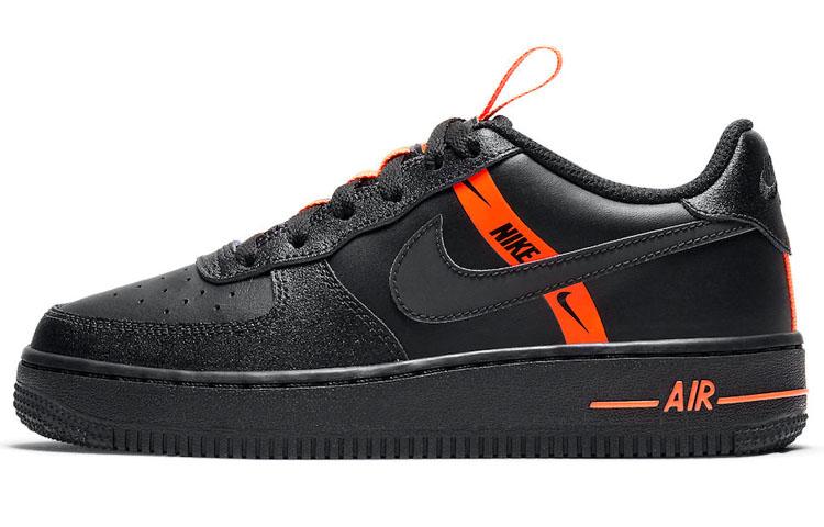 

Nike Air Force 1 Low LV8 KSA Worldwide Pack Black Total Orange GS CT4683-001 38