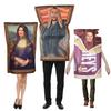 2023 Halloween Mona Lisa Party Costume Fun And Playful Wall Painting Outfit For Cosplay
