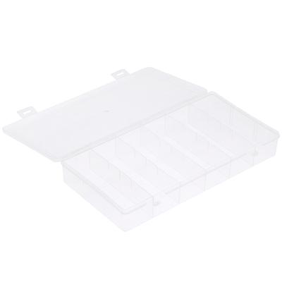 6 Grids Compartment Plastic Storage Box Practical Toolbox Transparent PP Boxes Bead Jewelry Case Display Organizer Container