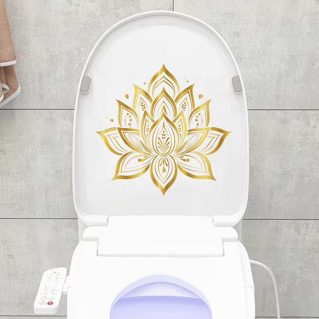 Luxury-lite Toilet Sticker for Bathroom Toilet Cover Decoration - Remove The Sticker