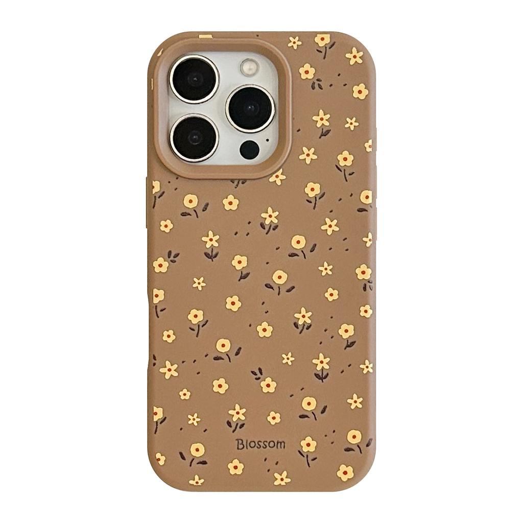 Autumn and Winter Floral Iphone17 Mobile Phone Case Apple 16pro Max Retro 14 Suitable for 15 Silicone 11 Soft