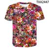 3D Print T-shirt Women's Fashion Short Men's T Shirt Cool Cosplay Tops
