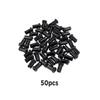 50 Pcs Eyelash Glue Anti-blocking Needle Four-color Embedded New Eyelash Glue Needle Glue Bottle Spout Needle