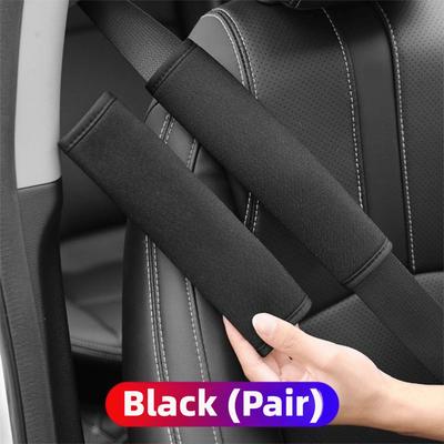 2PCS Adjustable Car Styling Seat Belt Cover Black Safety Belt Pad Stroller Accessories