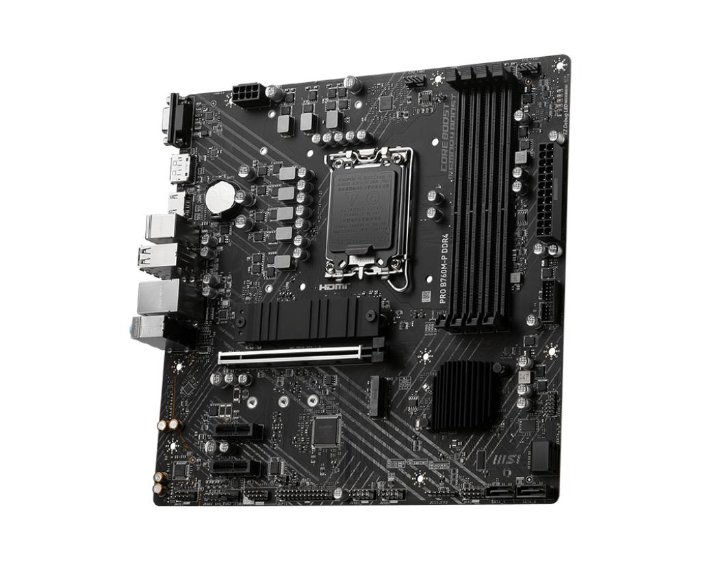 MSI PRO B760M-P DDR4 motherboard LGA 1700 Black