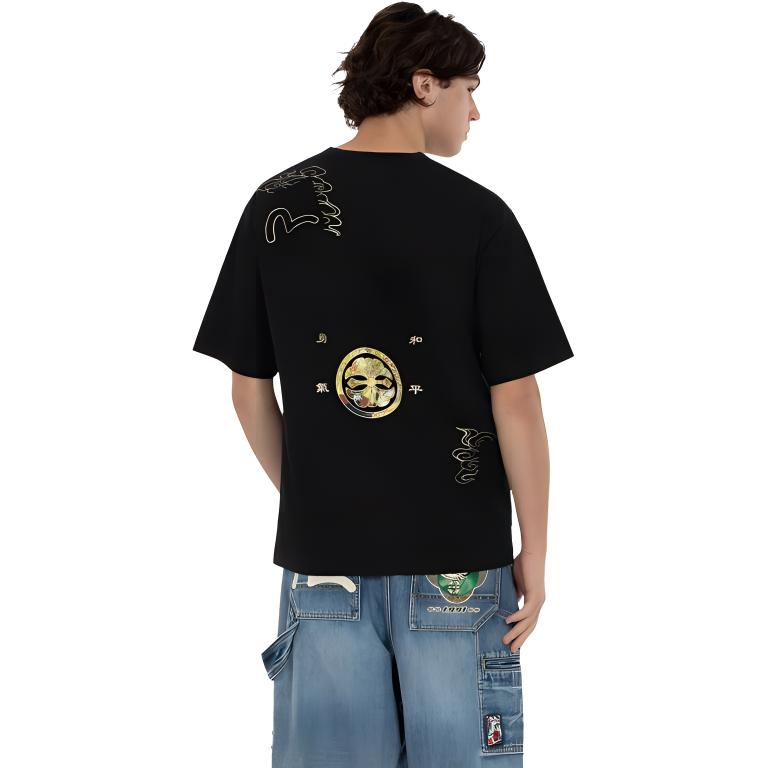 Evisu Short Sleeved T Shirts Men's 2ESEPM4TS1195RXCT