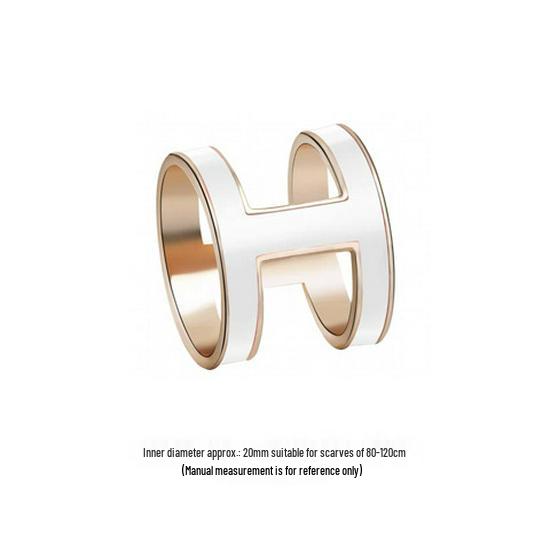 Pearl Brooch: Minimalist Silk Scarf Buckle Ring - Versatile Fashion Accessory