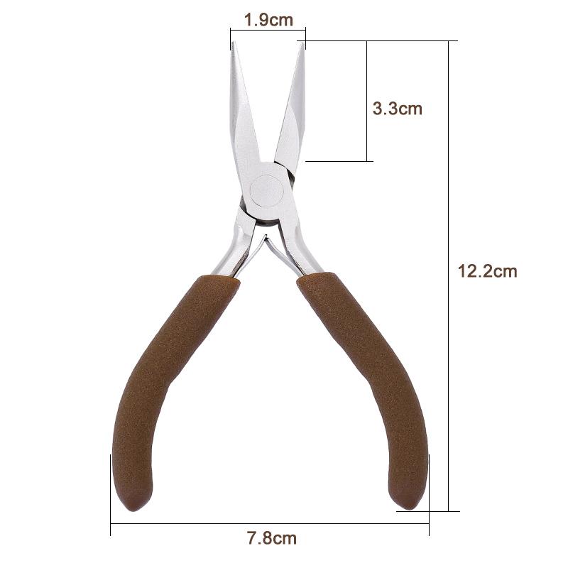 Professional Jewelry Making Tools Jewelry Pliers Needle Nose Pliers Round Wire Cutters for Supplies Wrapping DIY Crafts Beading
