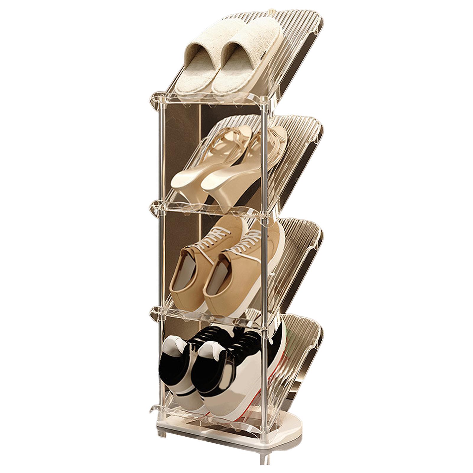 

Многослойный органайзер для обуви, органайзер для обуви, экономящий место стеллаж для угловой стены, складная полка, регулируемый экономящий шкаф