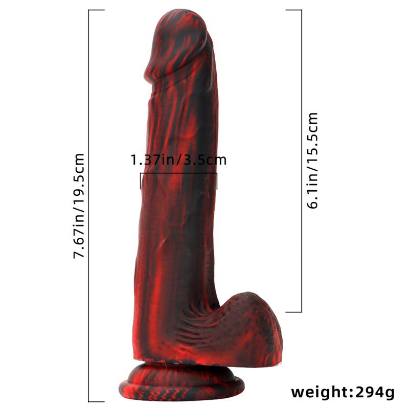 Woman's Liquid Silicone Soft Simulation Big Dildo Dildo Masturbation Device Backyard Anal Plug